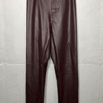 Aerie NEW Offline by  SMALL Real Luxe Faux Leather High Waist Legging Dark Brown Photo 0