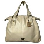 Fossil NEW  Cori Satchel Shoulder Bag Ivory Leather Zipper Closure Capsule Luxury Photo 1