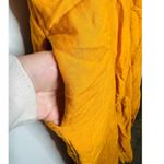 Peter Som  COLLECTIVE Yellow Linen Blend Cross Back Jumpsuit Size 2 Photo 6