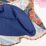 Modcloth  Evening In Athens Handkerchief Hem Midi Dress Patchwork Grecian Print Photo 8