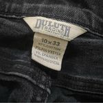 Duluth Trading Company Duluth Trading Jeans Womens Skinny Leg Tapered Mid Rise Gray SZ 10 Photo 3