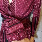 Altar'd State Dresden Fit and Flare Red Dress Photo 9