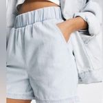 Topshop Blue High Waist Shorts Relaxed Fit! Women’s size 2! Perfect shape! Photo 0