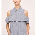 Anthropologie  Sunday in Brooklyn Scilla top Blouse small S New NWT blue RARE HTF Photo 2