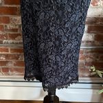 ZARA  Woman pencil lace tube dress dark blue Size L Photo 4