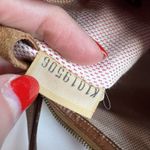 Dooney & Bourke DOONEY BOURKE Vtg Y2K Small Hobo Style Handbag Pink Matching Wallet Leather Trim Photo 12