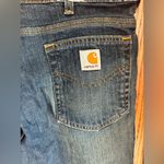 Carhartt Traditional Fit Jeans Women’s Size 14x34 Stretch Bootcut Photo 2