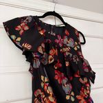 Ulla Johnson Candace Asymmetrical Ruffled Cocktail Dress Floral Lune Size 12 Photo 5
