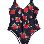 SheIn Rose One Piece Swimsuit Photo 1