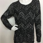 Lucky Brand Lucky Sweater Size Medium With Lining Chevron Print Career Office Wear Photo 0