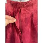 J1‎ Vintage Burgundy Leather Suede Pants Red Size undefined Photo 2