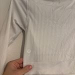 Lululemon  White Cropped Long Sleeve Photo 2