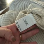 Kowtow NWT Henri Organic Cotton Cardigan in Greige Size L Photo 3