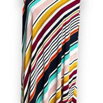 Karl Lagerfeld Diagonal Multicolor Stripe Tank Dress Plastic Chain Collar 12 Photo 0
