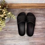 Adidas  Unisex Slides Black Waterproof Athleisure Shower Sports Size 6 Womens Photo 1