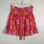 Ramy Brook New  Blaire Floral Skirt pink size medium Photo 2