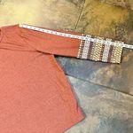 Emory Rose Women’s Crew Neck Design Long Sleeve Blouse XXXL Orange Size 3X Photo 4