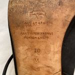 Saks Fifth Ave Vintage FENTON LAST Black Suede Sling Back Lace‎ Up Shoes Size 10 Photo 7