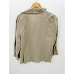 East 5th Tan Linen Rayon Blend Midi Skirt Set Button Down Shirt XL Coastal Photo 2