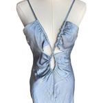 - NWT Shona Joy Angelica Keyhole Lace Midi Dress In Powder Blue Sz 6 Photo 3