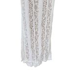 White Lace Overlay Off The Shoulder Maxi Dress Sz XS Photo 2