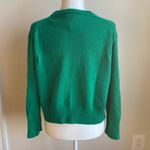 Brit.NY Golf Love Crewneck Cropped Knit Sweater 100% Cotton Masters Green Size M Photo 2
