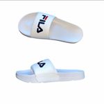 FILA NEW  Drifter White Multi Pool Slide Sandals Photo 5
