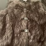 Calvin Klein  Faux Fur Sweater Vest buckle closure size XL Photo 4