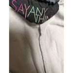 Say Anything 033-004 Women's Size Xl Floral Blue Blouse Shirt Top Photo 4