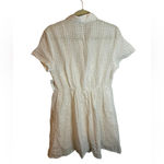 Old Navy NWT  WHITE SHORT SLEEVE EYELET DRESS Photo 1
