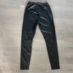 BP Pleather Faux‎ Leather Leggings Black Size M Chic Minimalist Stretch Shiny Size M Photo 1