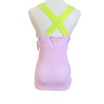 Original Penguin Pink Athletic Tank Top/Cami Size M NWT Neon Green Cross-Back Photo 5