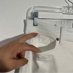 NYDJ White Ella Shorts with Sideseam Slits in Optic White Size 2 Photo 3