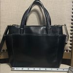 Diane Von Furstenberg  Black Leather Satchel Photo 2
