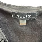 Verty Black Party Dress with Sequins & Fringed Hem Spaghetti Straps 1920’s Flapper LBD Photo 5