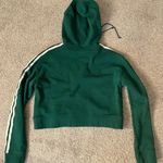 Adidas Orginals Cropped Green Hoodie Photo 2