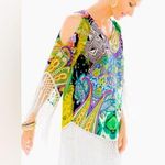 Chico's Chico’s Retro Paisley Fringe Tunic Boho Style Sz 1 Photo 0