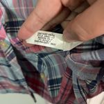 Vineyard Vines  Women's Pink and Blue Plaid Button Down Shirt size 2 Photo 2