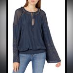 Ramy Brook  Women's Tilly Embellished‎ Long Sleeve Top Photo 1