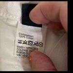 SheIn shortsleeved White Jean Romper - size small Photo 7