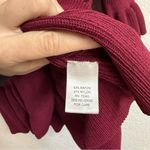 Torn By Ronny Kobo  Mauve "Kimberly" Peplum Knit Top Size Large Photo 4