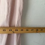 Two Star Dog Pink Linen Blend Dress Size S Embroidered Hem Sleeveless 36” Photo 6