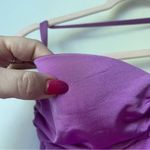 Purple and Pink Bright Retro Colorblock Swim One Piece Bathing Suit S Photo 1