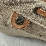 Soul of Africa Suede Leather Wedge Mocassin Loafers Taupe Brown Size‎ 10 US Photo 4