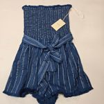 Tularosa  Laylah Romper in Indigo Small Photo 2