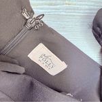 Oh Polly  corset front sheer body con long sleeve roughed little black dress 2 Photo 7