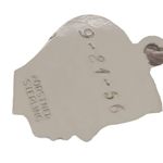 Sterling Silver RARE! Forstner  3 BOYS Siblings Branch Safety pin Photo 4