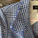 Escada Tweed Blazer Blue Size 10 Photo 2