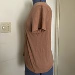 A New Day Womens Short Sleeve V-Neck T-Shirt Beige Size S Photo 1