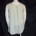 Blu Pepper Green Floral Tank Top (S) Photo 4